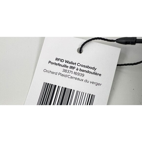 Vera Bradley RFID Wallet Crossbody in Cotton Orchard Plaid  NWT Brand New - Picture 6 of 7